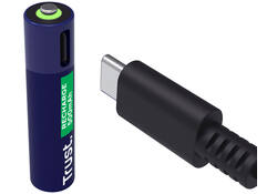 Batterij Trust USB-C oplaadbaar AAA 4 stuks