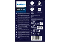 SSD Philips External 500 GB Ultra Speed Space Grey
