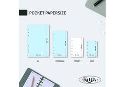 Agendavulling 2026 Kalpa Pocket 1dag/1pagina