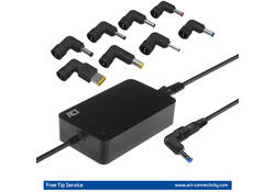 Laptop Oplader ACT Compact universeel 65W
