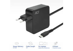 Laptop Oplader ACT USB-C Power Delivery 65W 2mtr
