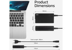 Laptop Oplader ACT USB-C Power Delivery 65W 3mtr