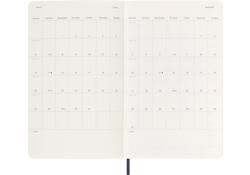 Agenda 2025/2026 Moleskine 18M Planner Weekly 7dagen/1pagina large sc sapphire blue