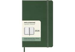 Agenda 2026 Moleskine 12M Planner Weekly 7dagen/1pagina pocket hc myrtle green