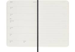 Agenda 2025/2026 Moleskine 18M Planner Weekly 7dagen/1pagina pocket sc black