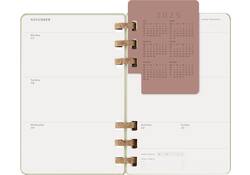 Agenda 2025/2026 Moleskine 12M Academic Weekly 7d/1p Myrtle large kiwi