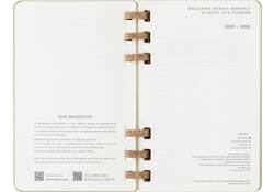 Agenda 2025/2026 Moleskine 12M Academic Weekly 7d/1p Myrtle large kiwi