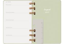 Agenda 2025/2026 Moleskine 12M Academic Weekly 7d/1p Myrtle large kiwi