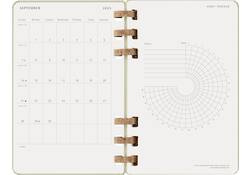 Agenda 2025/2026 Moleskine 12M Academic Weekly 7d/1p Myrtle large kiwi