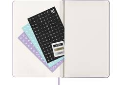 Agenda 2026 Moleskine 12M Planner Daily 1dag/1pagina large hc pastel lilac