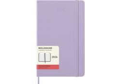 Agenda 2026 Moleskine 12M Planner Daily 1dag/1pagina large hc pastel lilac