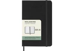 Agenda 2025/2026 Moleskine 18M Planner Weekly 7dagen/1pagina pocket hc black