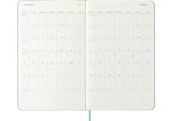 Agenda 2026 Moleskine 12M Planner Weekly 7dagen/1pagina large hc aquamarine