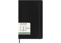 Agenda 2025/2026 Moleskine 18M Planner Weekly 7dagen/1pagina large sc black