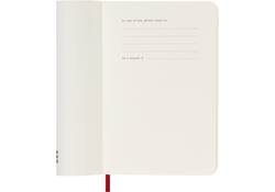 Agenda 2026 Moleskine 12M Planner Weekly 7dagen/1pagina pocket sc scarlet red