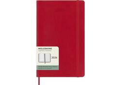 Agenda 2026 Moleskine 12M Planner Weekly 7dagen/1pagina large sc scarlet red