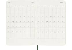 Agenda 2026 Moleskine 12M Planner Weekly 7dagen/1pagina pocket sc myrtle green