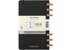 Agenda 2025/2026 Moleskine 12M Academic Weekly 7dagen/1pagina Myrtle large sc black