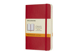 notitieboek A6 Moleskine SC rood