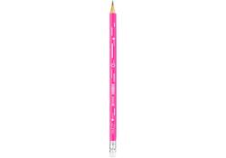 Grafietpotlood Maped Neon met gum pot à 72 stuks assorti