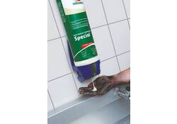Handreinigerdispenser Dreumex One2clean sensor blauw