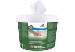 Desinfectiedoekjes Dreumex Disinfectant & Cleaning emmer 800 stuks wit