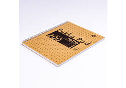 Collegeblok Pukka Pad Jotta A4 lijn 200 pagina's 80gr kraft