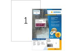 Etiket HERMA 10784 210x297mm weerbestendig wit 80 etiketten