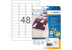 Veiligheidsetiket HERMA 4232 45.7x32.2mm wit 1200 etiketten