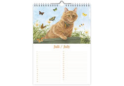 Verjaardagskalender Franciens Katten "Jeroen" A4
