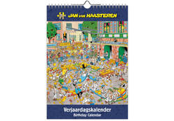 Verjaardagskalender Jan van Haasteren A4