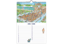 Verjaardagskalender Jan van Haasteren A4