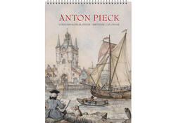 Verjaardagskalender Anton Pieck Zicht op haven A4