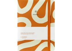 Notitieboek A5 Flow oranje A Journal lijn