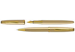 Schrijfset Pelikan Jazz Noble Elegance K36+P36 medium gold