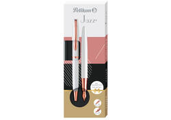 Schrijfset Pelikan Jazz Noble Elegance K36+P36 medium pearl