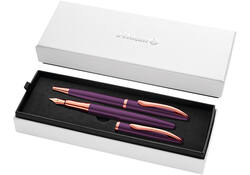 Schrijfset Pelikan Jazz Noble Elegance K36+P36 medium viola