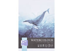 Aquarelblok Oxford Watercolour A4 20 vel 300 gram gelijmd