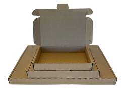 Brievenbusbox IEZZY A5 230x160x26mm karton bruin