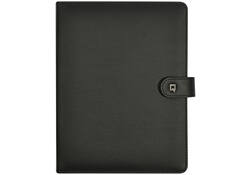 Schrijfmap DESQ voor tablet 7"-10" met sluitclip zwart