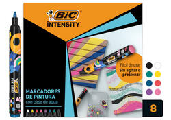 Paintmarker Bic Intensity assorti 8 stuks