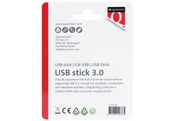 USB-stick Quantore 256GB 3.0 zwart