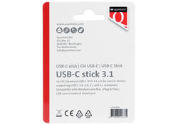 USB-stick Quantore USB-C 16GB 3.1 zilver
