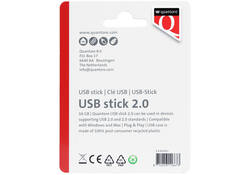 USB-stick Quantore 16GB 2.0 zwart