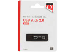 USB-stick Quantore 32GB 2.0 zwart