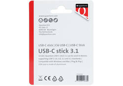 USB-stick Quantore USB-C 32GB 3.1 zilver