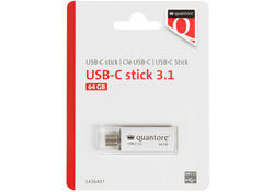 USB-stick Quantore USB-C 64GB 3.1 zilver