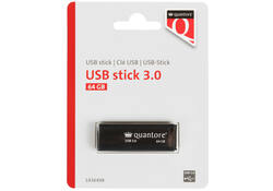 USB-stick Quantore 64GB 3.0 zwart
