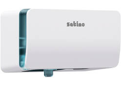 Toiletpapierdispenser Satino MT1 Hyginity duo wit 333426