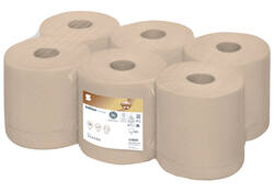 Poetspapier Satino CF1 PureSoft 2-laags 6x150m naturel 314290